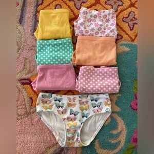 Girls Lucky & Me organic cotton briefs size 6